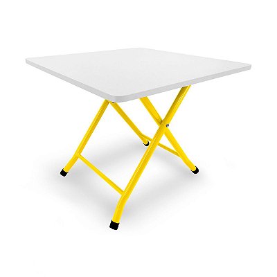 Mesa Infantil Havai  - Amarelo/Branco