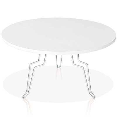 Mesa de Centro Argélia - Branco/ Branco