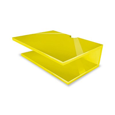 Mesa de Cabeceira Suspensa Adria - Amarelo