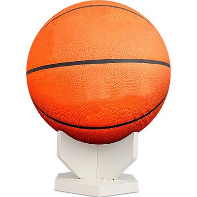 Expositor Suporte De Bola de Basquete Futebol Boston - Branco