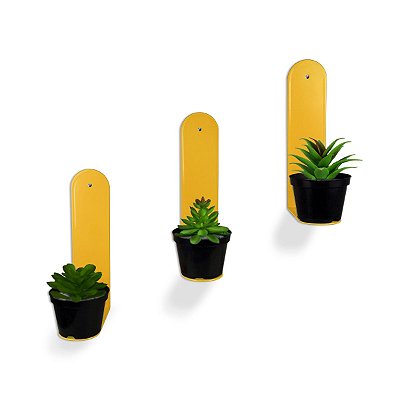 Suportes Para Plantas Rhodes - Amarelo