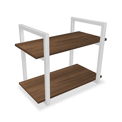 Prateleira Milazzo 25 cm - Branco/Villandry