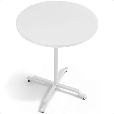 Mesa de Canto Redonda Decorativa Mesa Lateral Valência