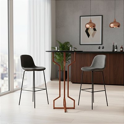 Base de Mesa Bistrô Quebec para Tampos de Madeira de até 60x60 cm