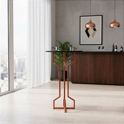 Base de Mesa Bistrô Quebec para Tampos de Madeira de até 60x60 cm
