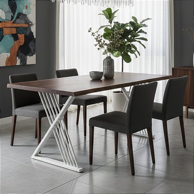 Base De Mesa Francis para tampos de madeira até 1,80m x 0,90m