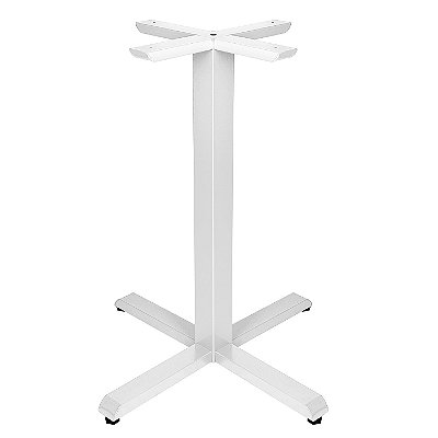 Base de Mesa Para Tampos de Madeira Pedra Vidro 80 cm Onix