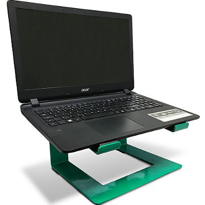 Suporte para Notebook Laptop Stand Dj em Aço Macbook - Verde