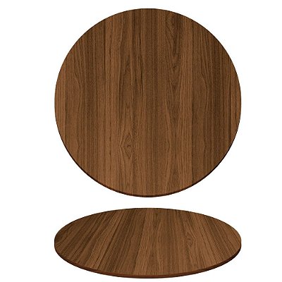 Tampo de Mesa de Jantar em Mdf Redondo 60cm X 15mm na Cor Villandry