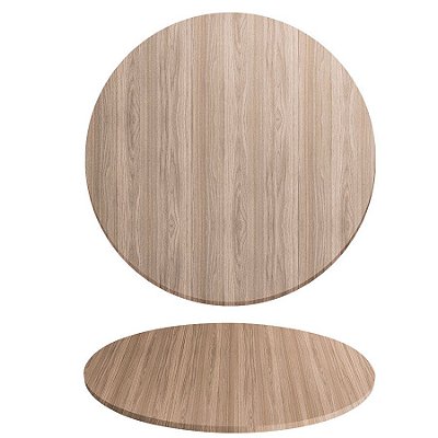 Tampo de Mesa de Jantar em Mdf Redondo 90cm X 15mm na Cor Jade