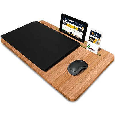 Suporte Mesa para Notebook Slim Tablet Celular para usar na Cama 56cm x 33cm Jade