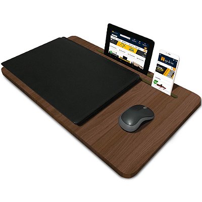 Suporte Mesa para Notebook Slim Tablet Celular para usar na Cama 56cm x 33cm Villandry