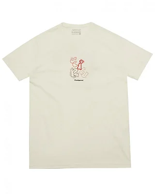 Camiseta Fire - Deconstructed Curled (Off White)