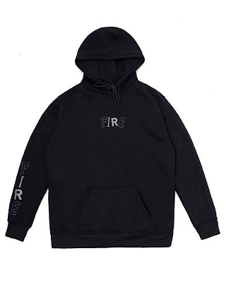 Moletom FIRE - Random Letters (Preto)