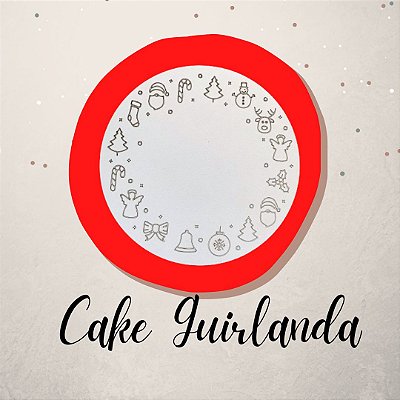 Cake Board Guirlanda