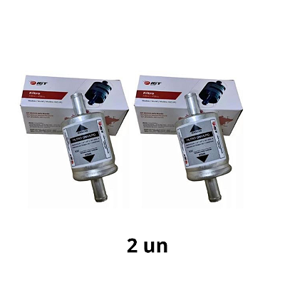 2 Filtros Gnv Kit 5ª Geração marca IGT (Universal) Landirenzo, Lovatto, OMVL, BRC, etc