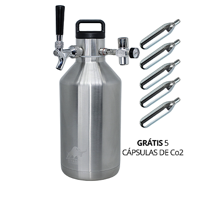 Búfalo Growler On TAP 4L - Chopeira Térmica Portatil