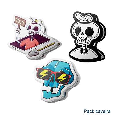 Adesivos Caveira