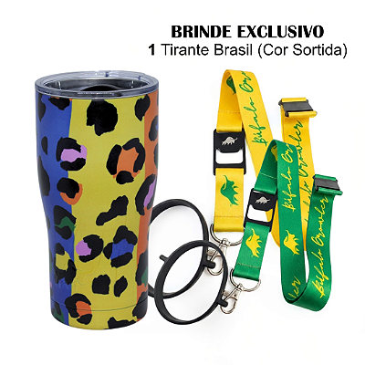 Copo Tulipa Onçaprint 600ml + 1 Tirante Grátis