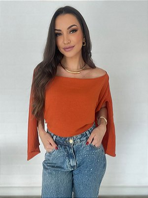 BATA ASSIMÉTRICA TERRACOTA