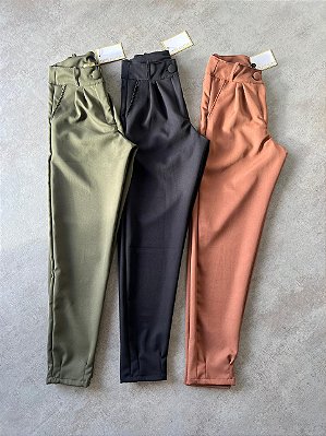 CALÇA ALFAIATARIA PREMIUM MOCHA MOUSSE