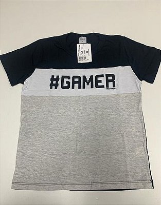 Camiseta Infantil Preta Gamer