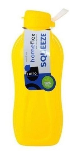 Garrafa Squeeze 1 Litro Água Academia  Plastico Promoção
