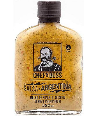 Salsa Argentina: Pimenta Verde e Chimichurri (EMBALAGEM VIDRO 160ML)