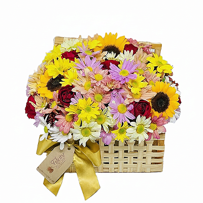Baú Mix de Flores