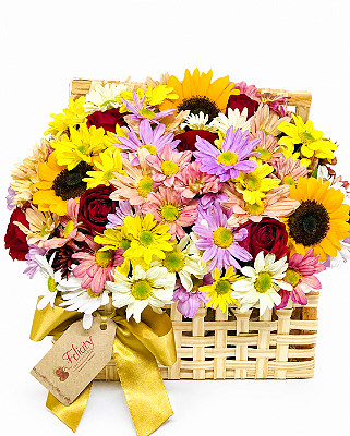 Baú Mix de Flores