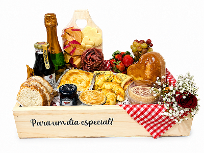 Cesta de Café da Manhã Brunch Delicioso