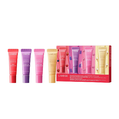 LANEIGE - Mini Lip Glowy Balm Set (4 unidades)- 5g cada