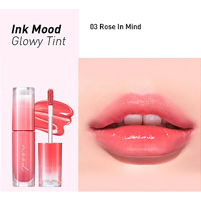 PERIPERA - Ink Mood Glowy Tint 1+1 Set - Cor 03 Rose In Mind + Cor 06 Plum Update