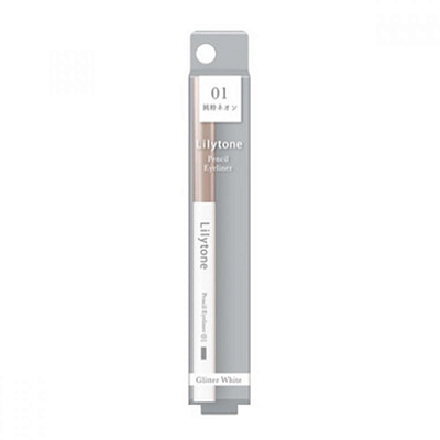 LILYTONE - Pencil Eyeliner - 01 Glitter White - 1g