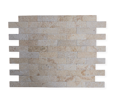 Revestimento Pedra Natural – Travertino Anticato Egito Importado 7x23cm – 1m²