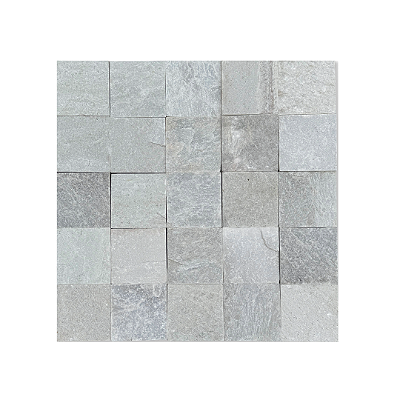 Revestimento Pedra Natural - Luzzi 20x20cm - 1m² (Pedra Goiás Verde Premium)
