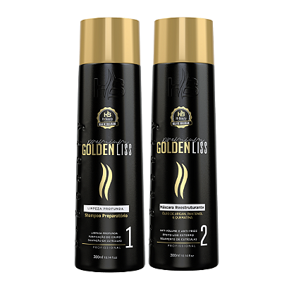 Golden liss escova progressiva Hbeauty - 300ML ( sem formol )