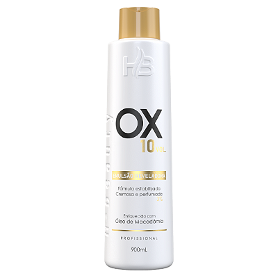 Emulsão reveladora Ox 10 volumes Hbeauty - 900ML