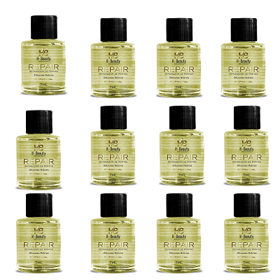 CAIXA COM 12 UNIDADES DO REPARADOR DE PONTAS REPAIR REPARAÇÃO ABSOLUTA - 7ML HBEAUTY
