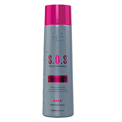 Mascara S.O.S  Reconstrutora Antiemborrachamento Hbeauty-300ML