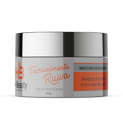 Máscara Matizadora Incrivelmente Ruiva 300g - HBeauty