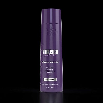 Shampoo matizador poderoso loirão Hbeauty - 300ML