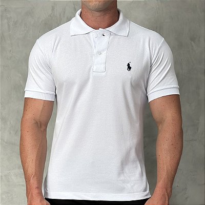 Camisa Social Polo Preta - Custom Fit - Men Prime