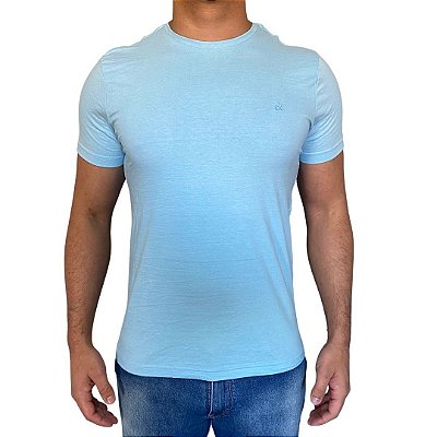 CAMISETA  CKJ BASIC - AZUL CLARO*