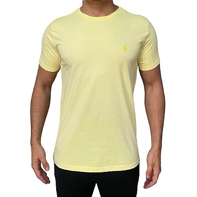 Camiseta Masculina - Polo RL Amarela