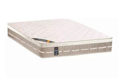 Colchão Castor de Molas Bonnel Premium Tecnopedic Euro Pillow Queen - 1,58x1,98x0,30