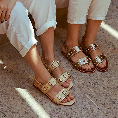 Rasteira Kantha Palha Anas