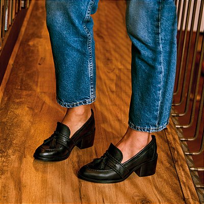 Mocassim Gal Preto Anas