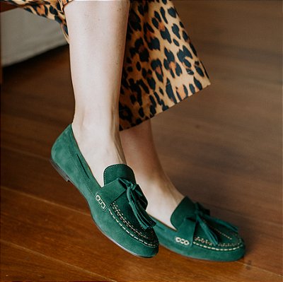 Mocassim Magnólia Verde Anas