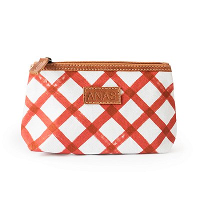 Necessaire Xadrez Vermelha P Anas
